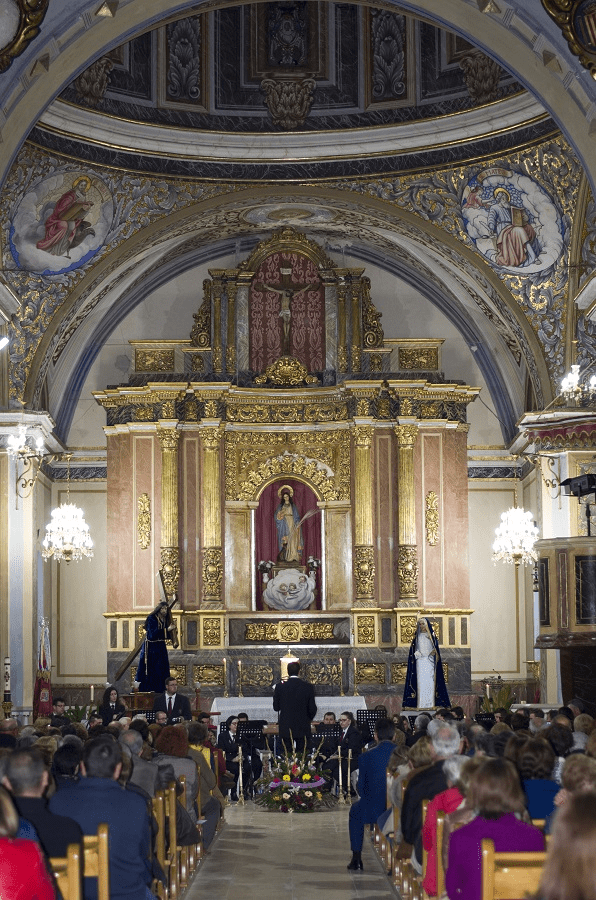 Interior de la iglesia de Santa Quiteria. Fuente: cultura.castillalamancha.es


